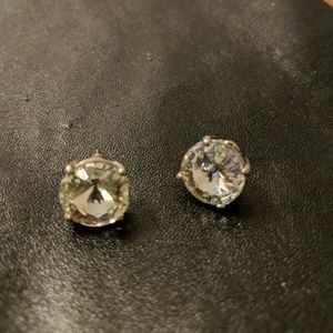 Fossil Silver Stud Earring